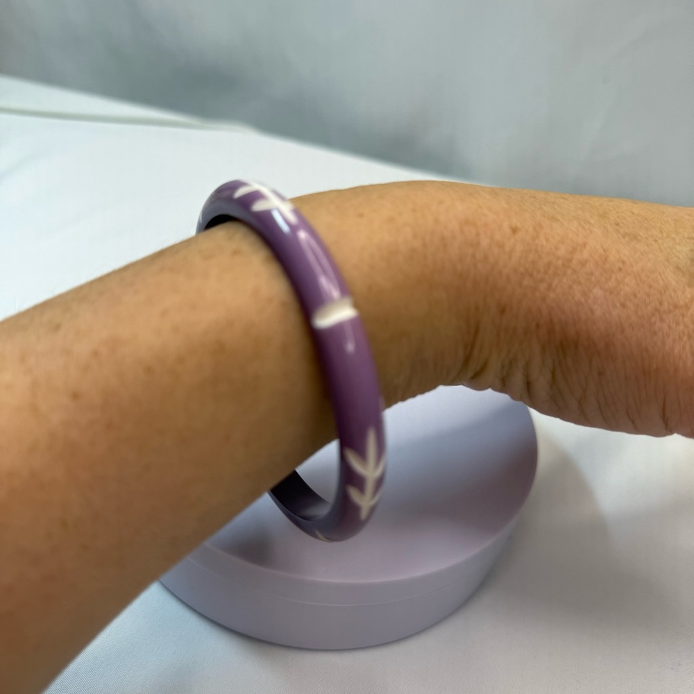 Purple Bangle Bracelet